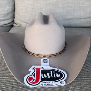 Justin Bonanza cowboy western hat - 6-7/8 - belly